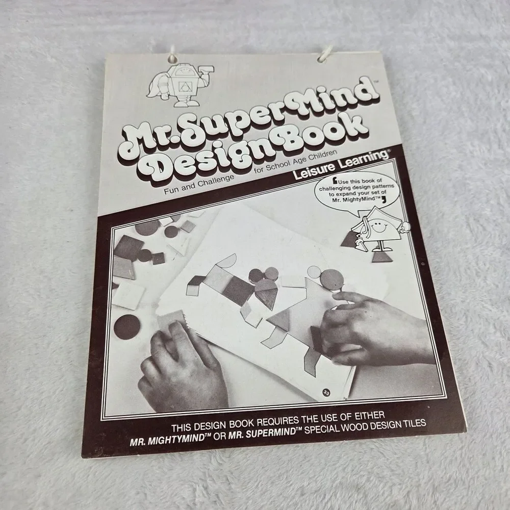 Vintage 1981 Mr SuperMind Puzzle Game Leisure Learning Complete W/ Extras‎